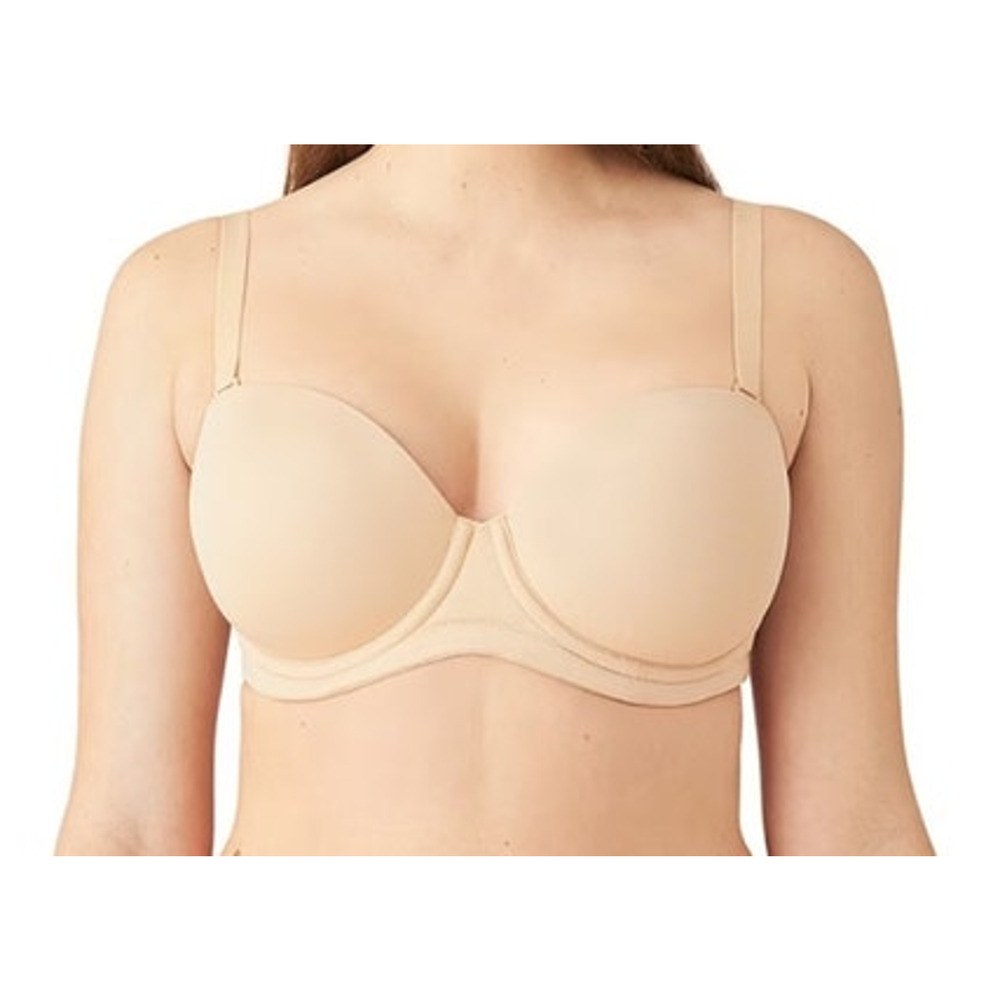 Wacoal bra 854119 Red Carpet Convertible strapless tan 38DD 38E MISSING STRAPS